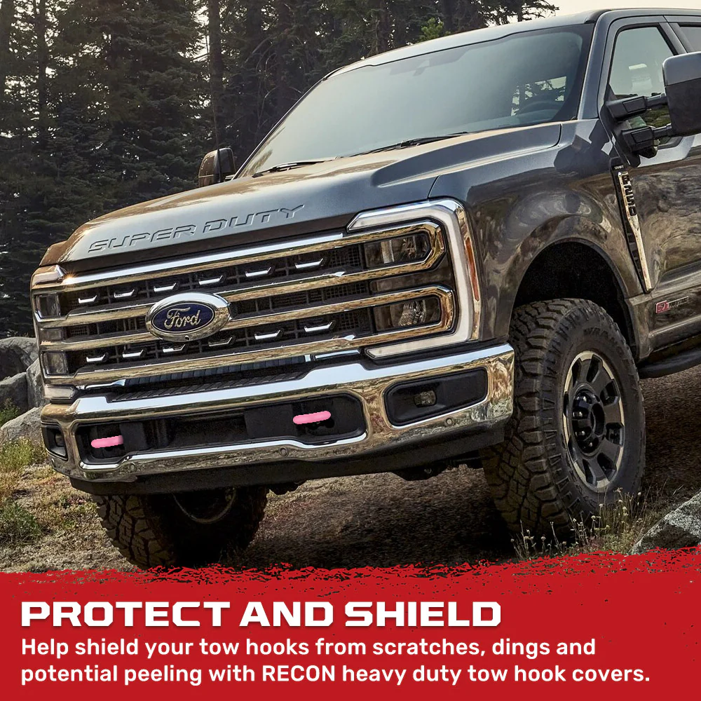 Ford 17-23 Super Duty Tow Hook Covers 2-Piece Set of Silicone Covers Standard & LED Options - Multiple Colors - Image 90