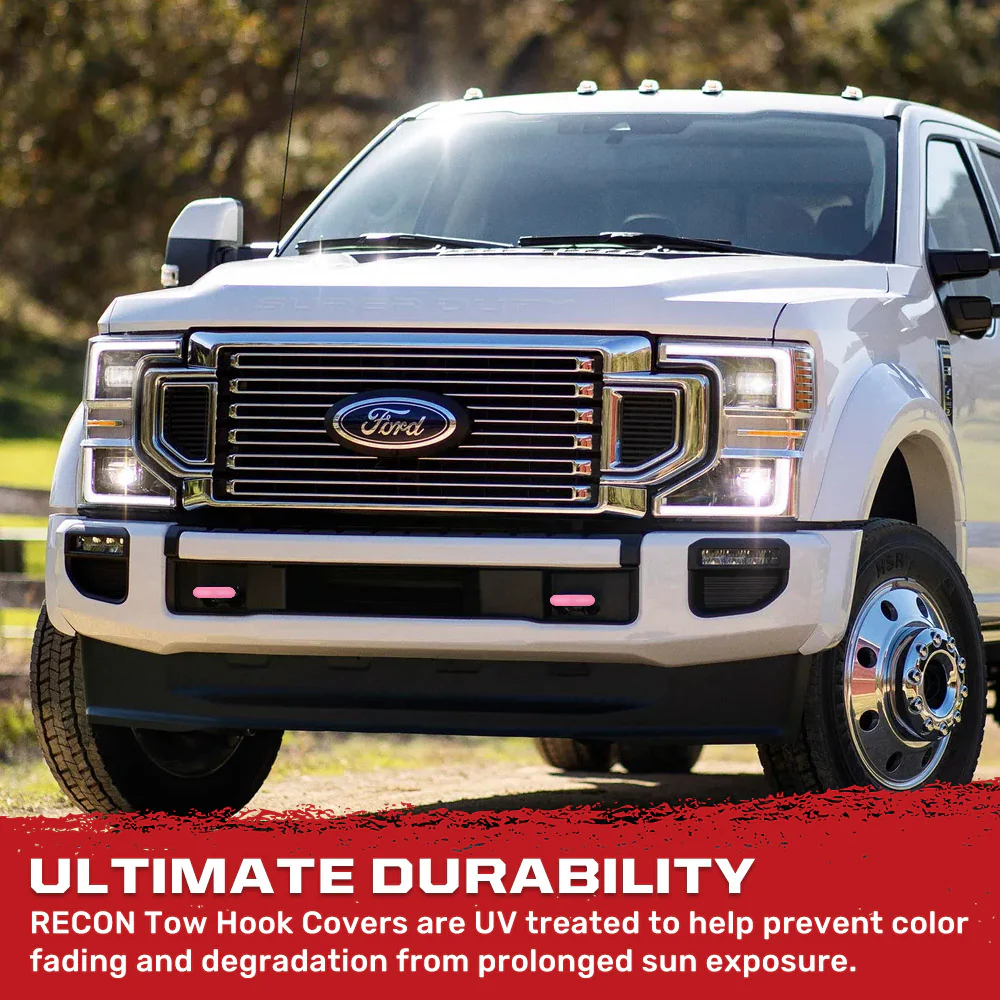 Ford 17-23 Super Duty Tow Hook Covers 2-Piece Set of Silicone Covers Standard & LED Options - Multiple Colors - Image 95