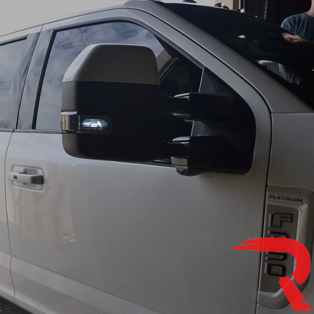 Ford 17-25 Super Duty White DRL LED Side Mirror Lenses - Multiple Lens - Image 8
