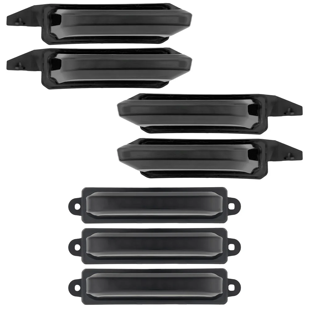 Ford 21-22 Raptor 7-Pc Fender & Hood Light Kit Smoked Lens White or Amber LED Running Lights w/ Startup Light Sequence - Image 9