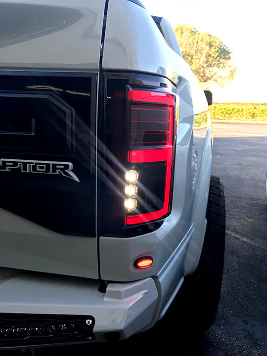 Ford F-150 SVT Raptor 17-20 Ultra Bright OLED Tail Lights (Replaces Factory/OEM LED with BLIS) - Multiple Lens - Image 17