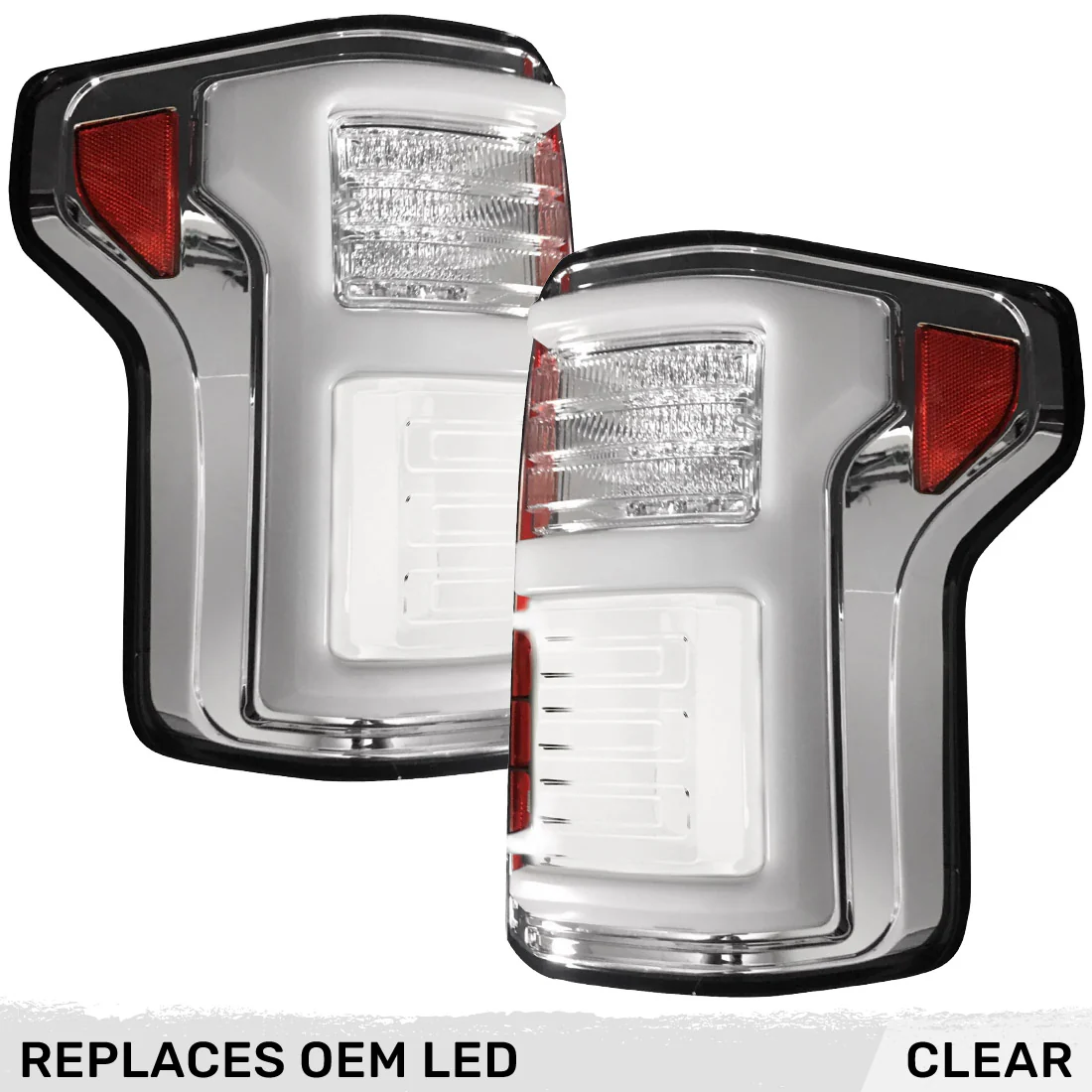 Ford F-150 SVT Raptor 17-20 Ultra Bright OLED Tail Lights (Replaces Factory/OEM LED with BLIS) - Multiple Lens - Image 50