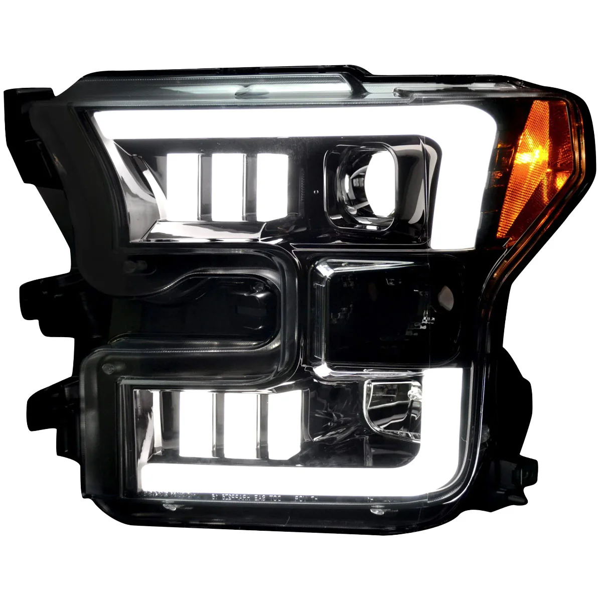 Ford F150 15-17 Projector Headlights Ultra High Power Smooth White OLED DRL (Replaces OEM Halogen Headlights) - Multiple Styles - Image 13