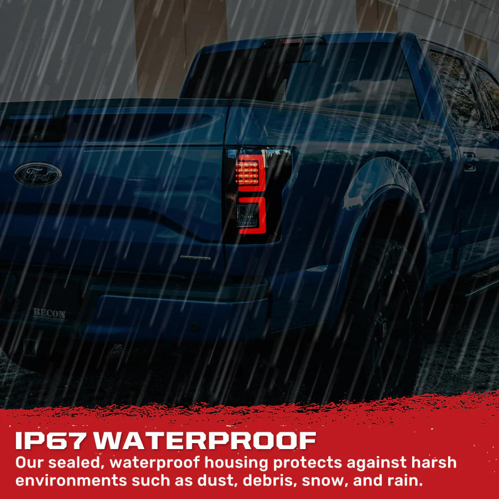 Ford F150 15-17 Ultra Bright LED Tail Lights (Replaces Factory/OEM Halogen Only) - Multiple Lens - Image 21
