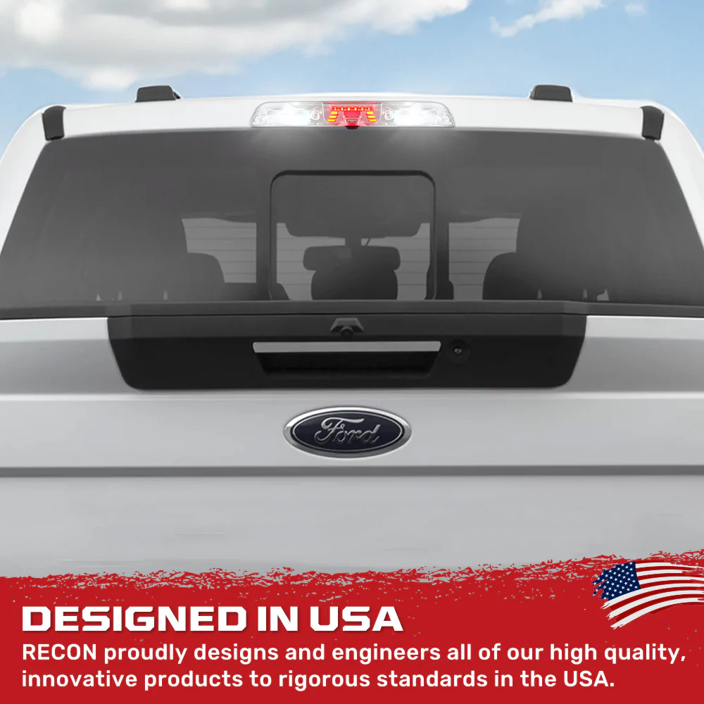 Ford F150 15-24 3rd Brake Light - Fits Models with Cargo Bed Camera - CREE XML LEDs in Clear Lens - Image 6