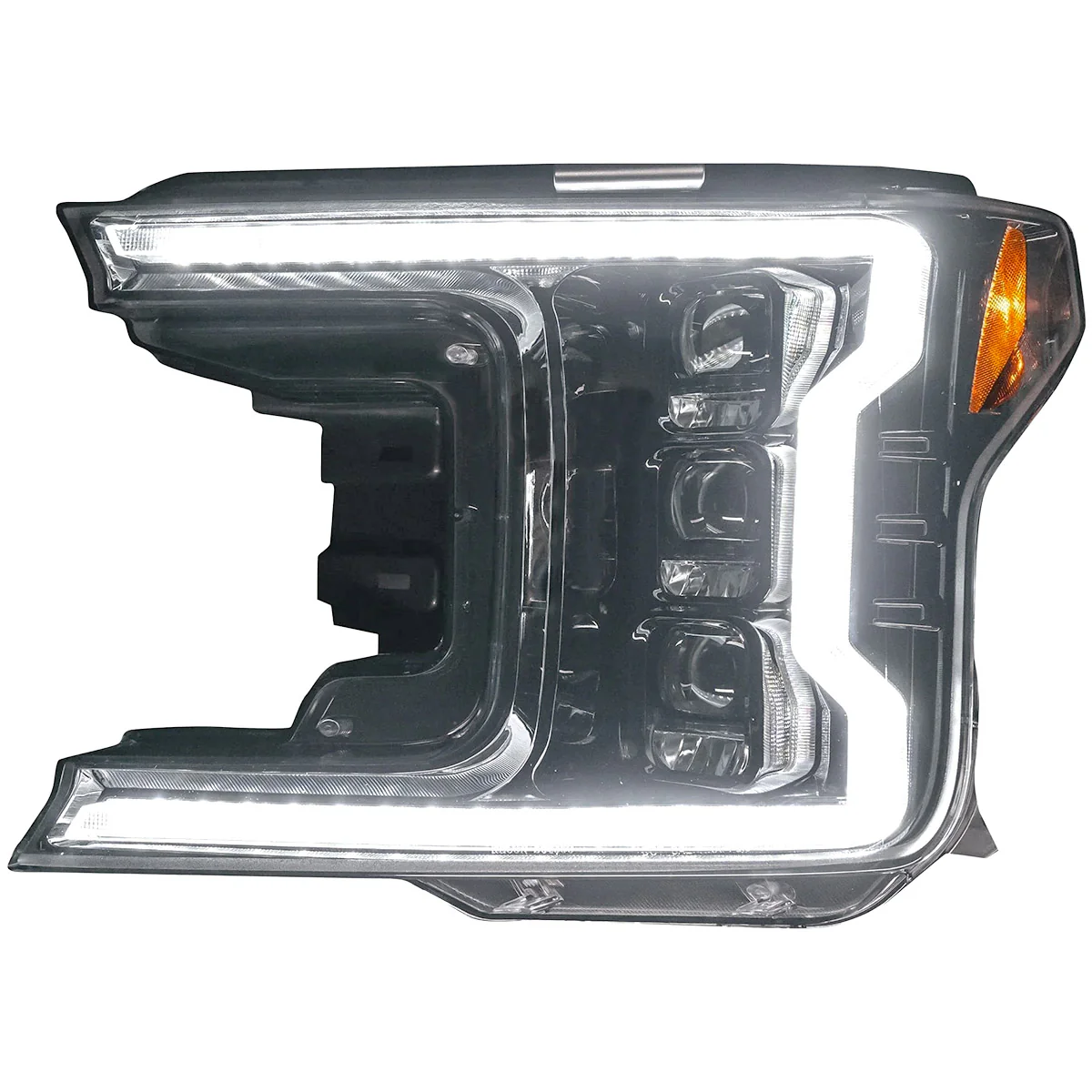 Ford F150 18-20 LED Projector Headlights OLED DRL Scanning LED Turn Signals (Replaces Factory Halogen Headlights) - Multiple Styles - Image 18