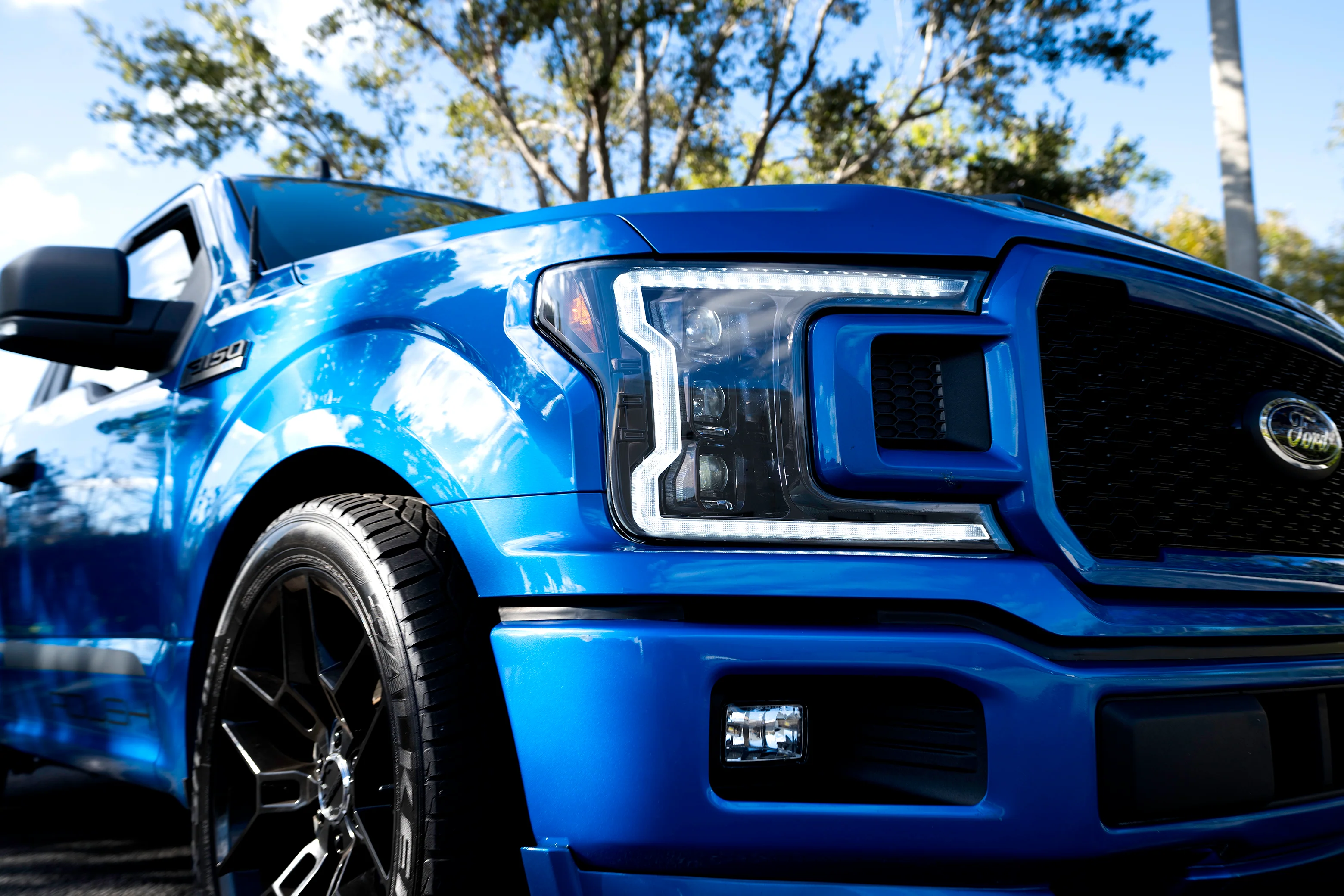 Ford F150 18-20 LED Projector Headlights OLED DRL Scanning LED Turn Signals (Replaces Factory Halogen Headlights) - Multiple Styles - Image 5