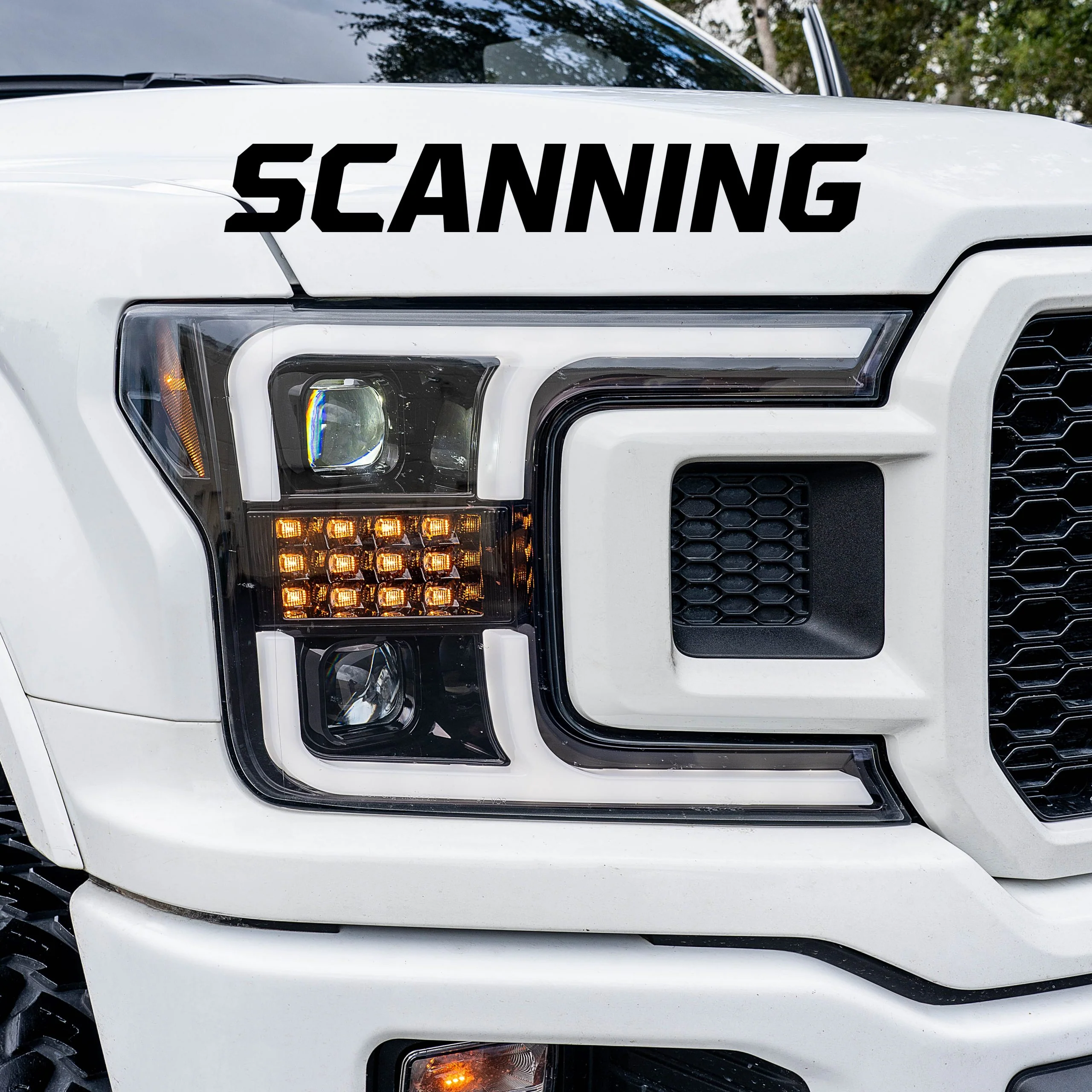 Ford F150 18-20 Projector Headlights OLED DRL Scanning LED Turn Signals (Replaces Factory Halogen Headlights) - Multiple Styles - Image 5