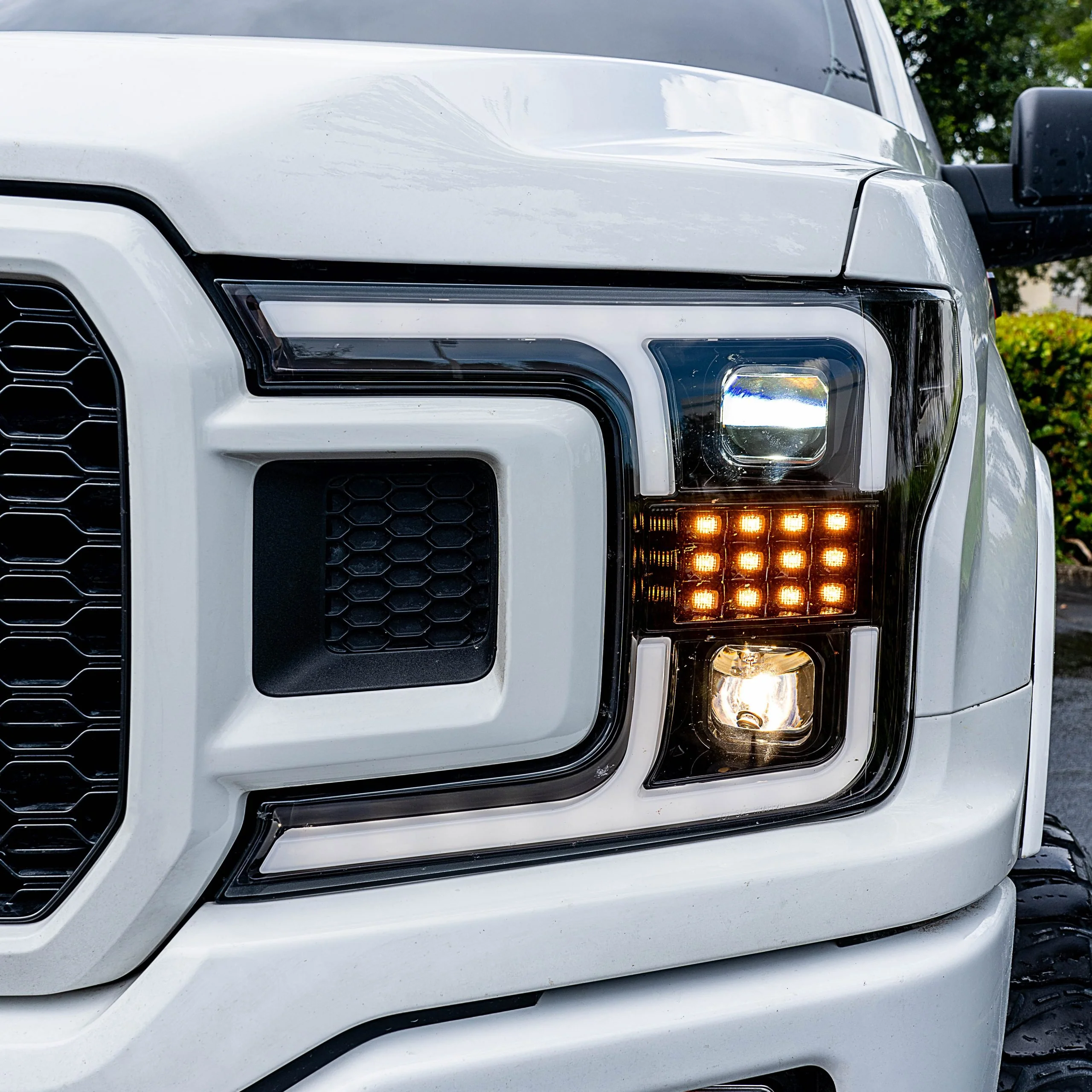 Ford F150 18-20 Projector Headlights OLED DRL Scanning LED Turn Signals (Replaces Factory Halogen Headlights) - Multiple Styles - Image 8