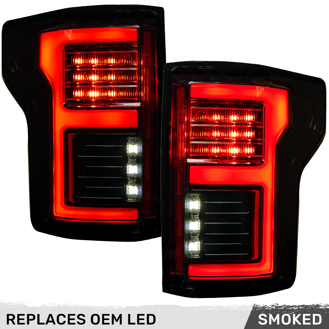Ford F150 18-20 Ultra Bright OLED Tail Lights (Replaces Factory/OEM LED with BLIS) - Multiple Lens - Image 16