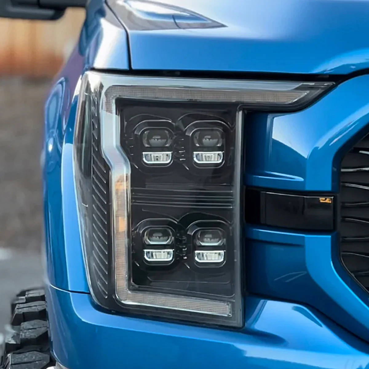 Ford F150 21-23 Full LED Projector Headlights w/ Ultra High Power Smooth OLED DRL & Scanning Switchback Amber Turn Signals (Replaces OEM Halogen Only) - Multiple Options - Image 14