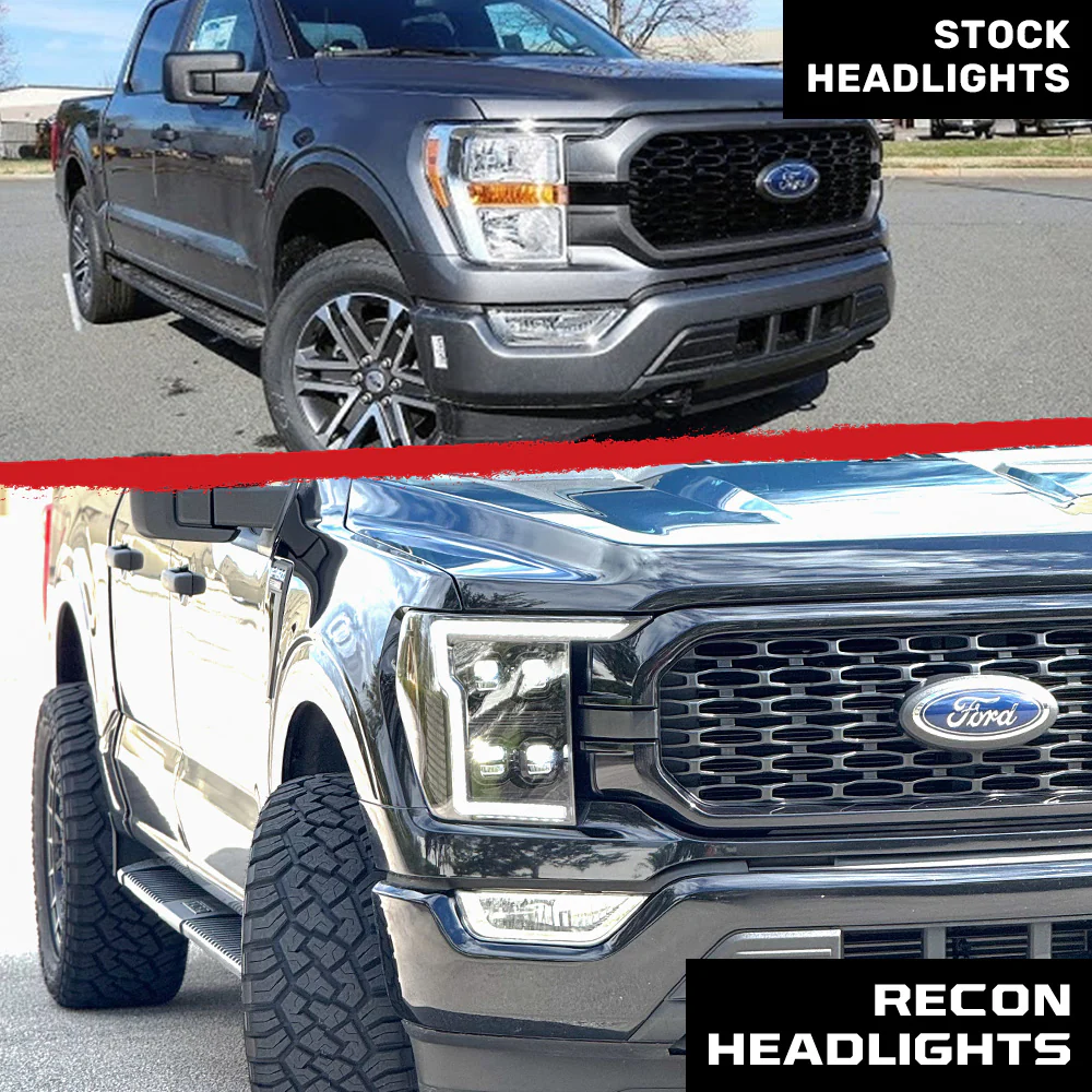 Ford F150 21-23 Full LED Projector Headlights w/ Ultra High Power Smooth OLED DRL & Scanning Switchback Amber Turn Signals (Replaces OEM Halogen Only) - Multiple Options - Image 21