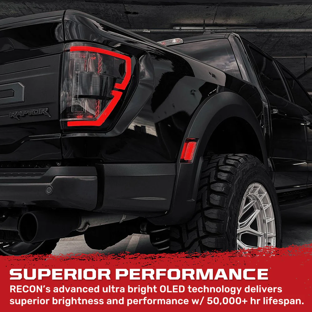 Ford F150 21-23 Ultra Bright OLED Tail Lights w/ Startup Light Sequence (Replaces Factory Halogen Tail Lights w/ BLIS Only) - Multiple Lens - Image 26