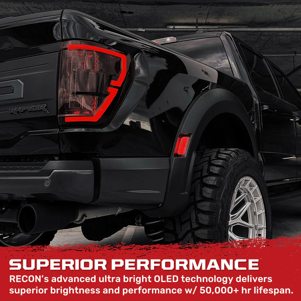 Ford F150 21-23 Ultra Bright OLED Tail Lights w/ Startup Light Sequence (Replaces Factory Halogen Tail Lights w/ BLIS Only) - Multiple Lens - Image 42