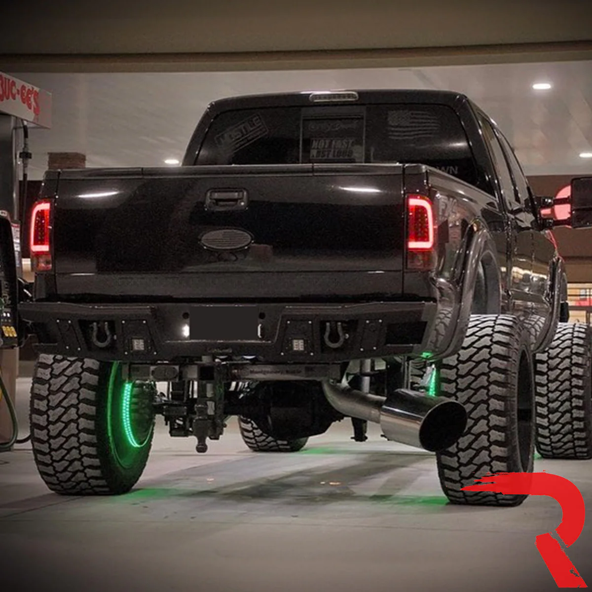 Ford F150 97-03 Straight Side Tail Lights OLED Scanning OLED Turn Signals - Smoked Lens - Image 10