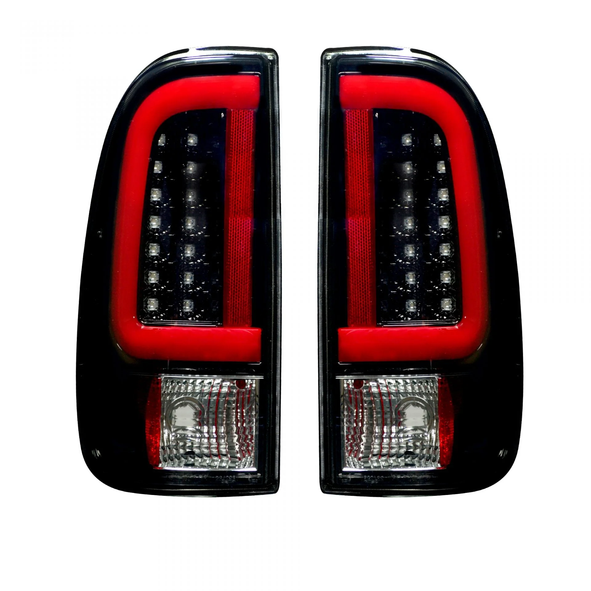 Ford F150 97-03 Straight Side Tail Lights OLED Scanning OLED Turn Signals - Smoked Lens - Image 13
