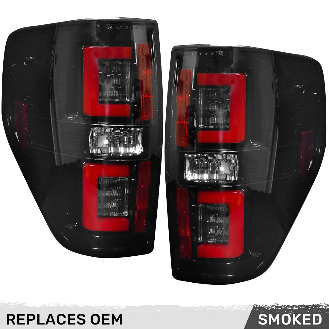 Ford F150 & Raptor 09-14 Ultra Bright OLED Tail Lights - Multiple Lens - Image 3