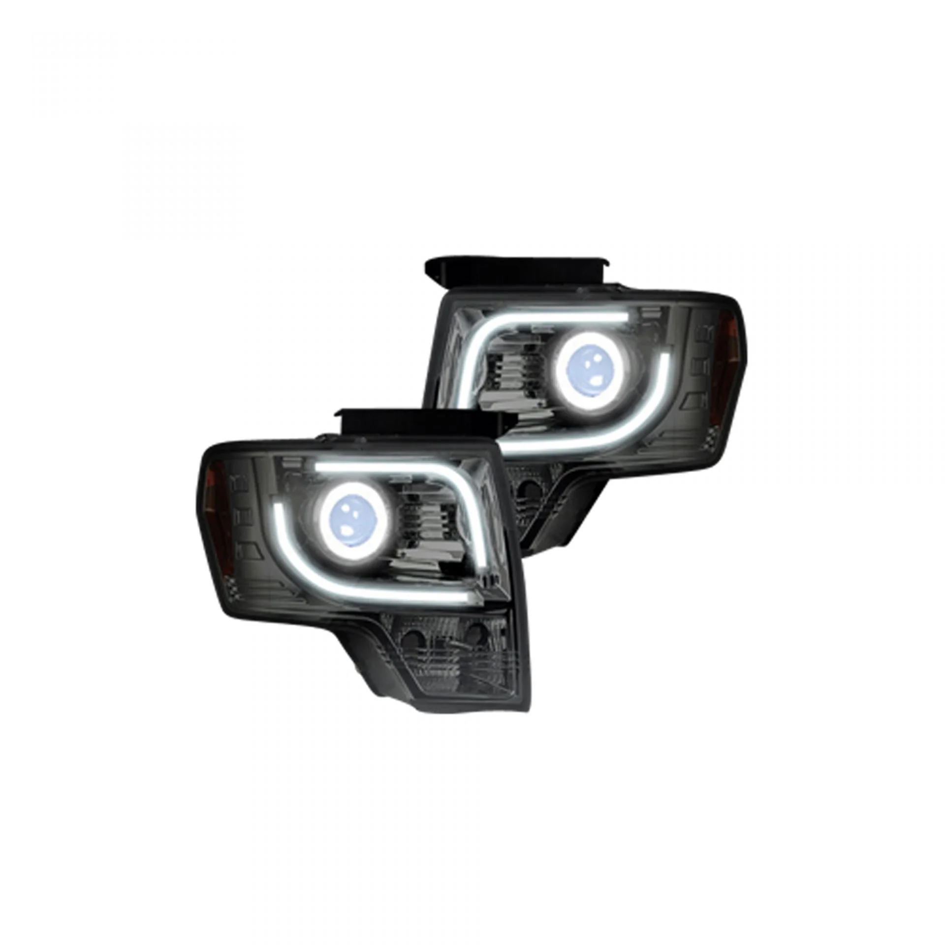 Ford F150 & Raptor 13-14 Projector Headlights in Clear/Chrome - Image 2