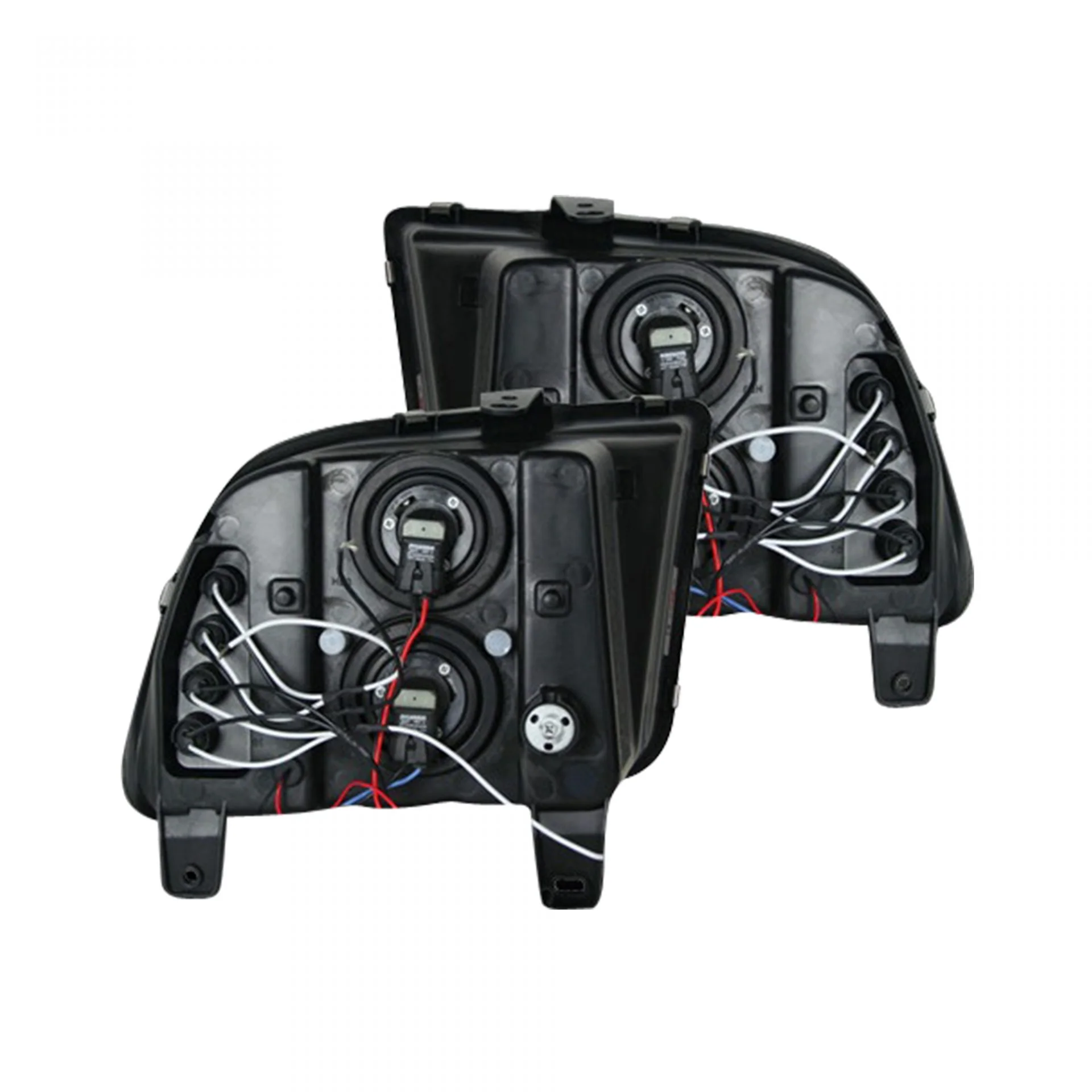 Ford Mustang 05-09 Projector Headlights in Clear/Chrome - Image 2