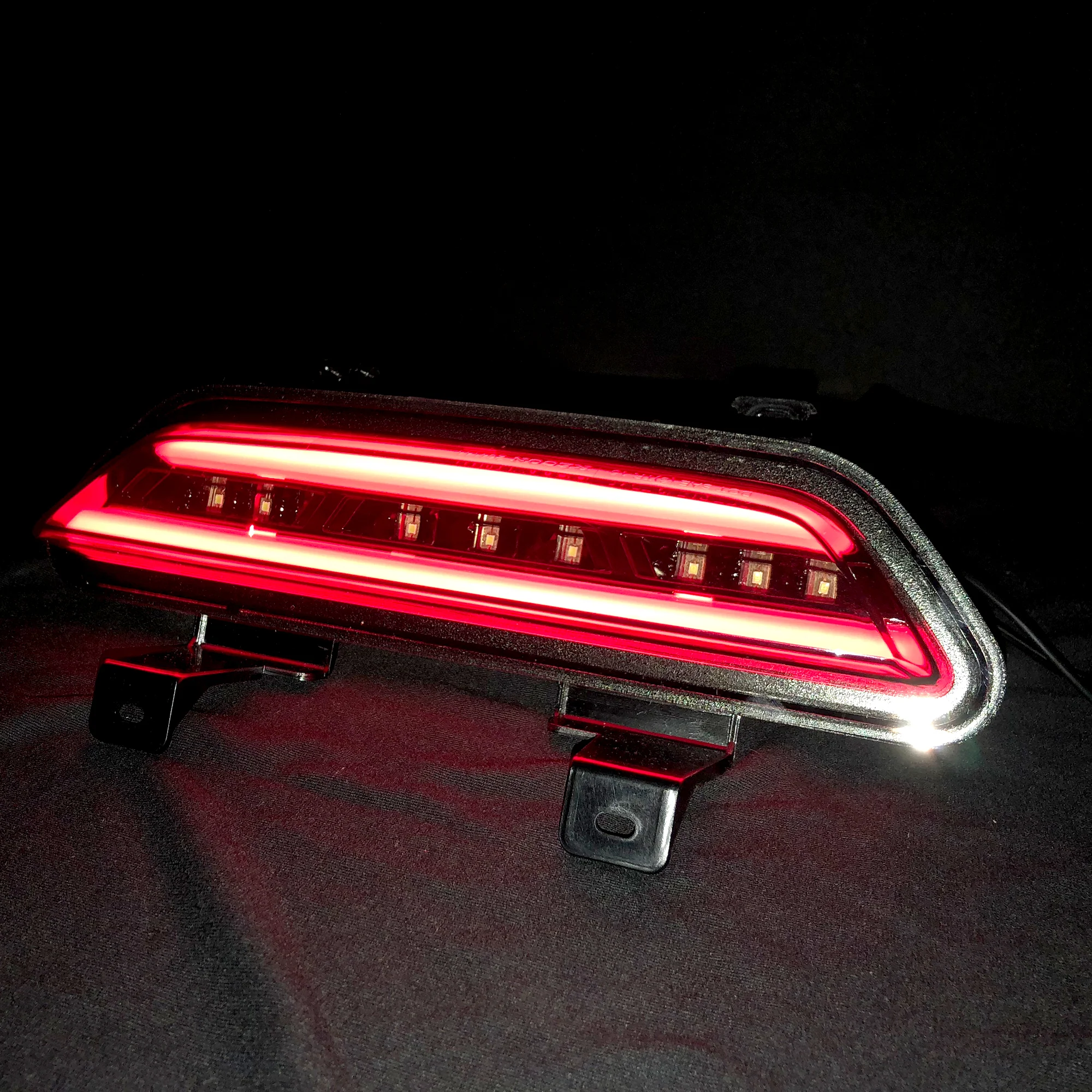 Ford Mustang 15-17 Rear Bumper Center Fender Light Kit LED Clear - Image 3
