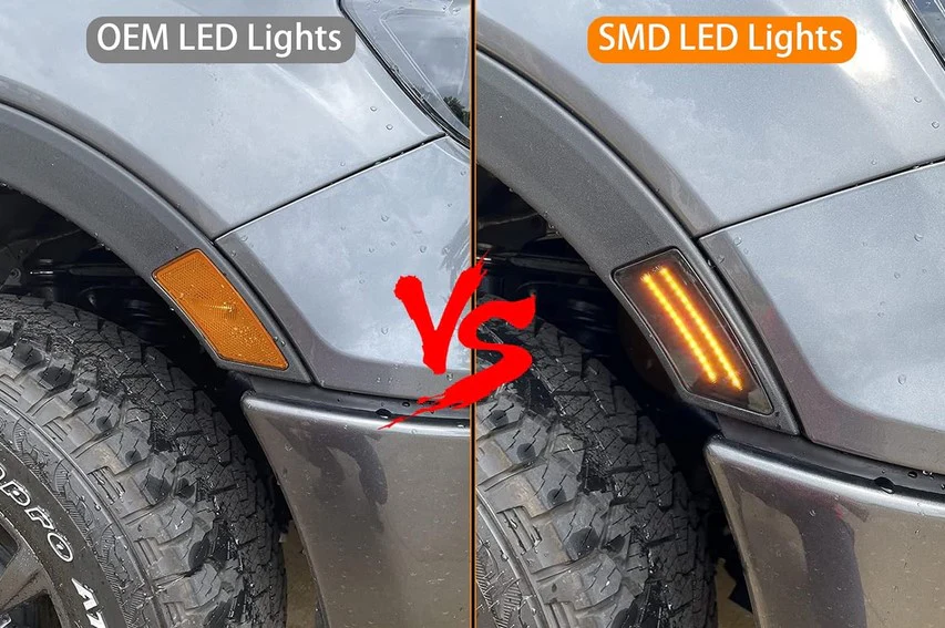 Ford Ranger 19-23 Front Fender 2-PC Ultra Bright LED Running Lights Smoked Lens - Multiple Options - Image 4