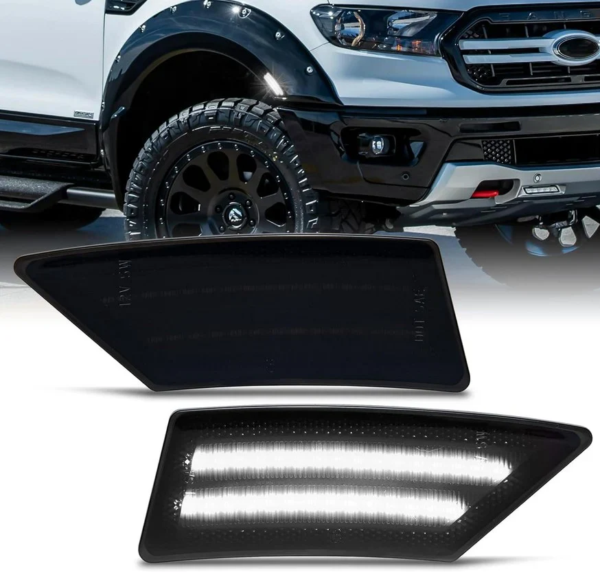 Ford Ranger 19-23 Front Fender 2-PC Ultra Bright LED Running Lights Smoked Lens - Multiple Options - Image 7