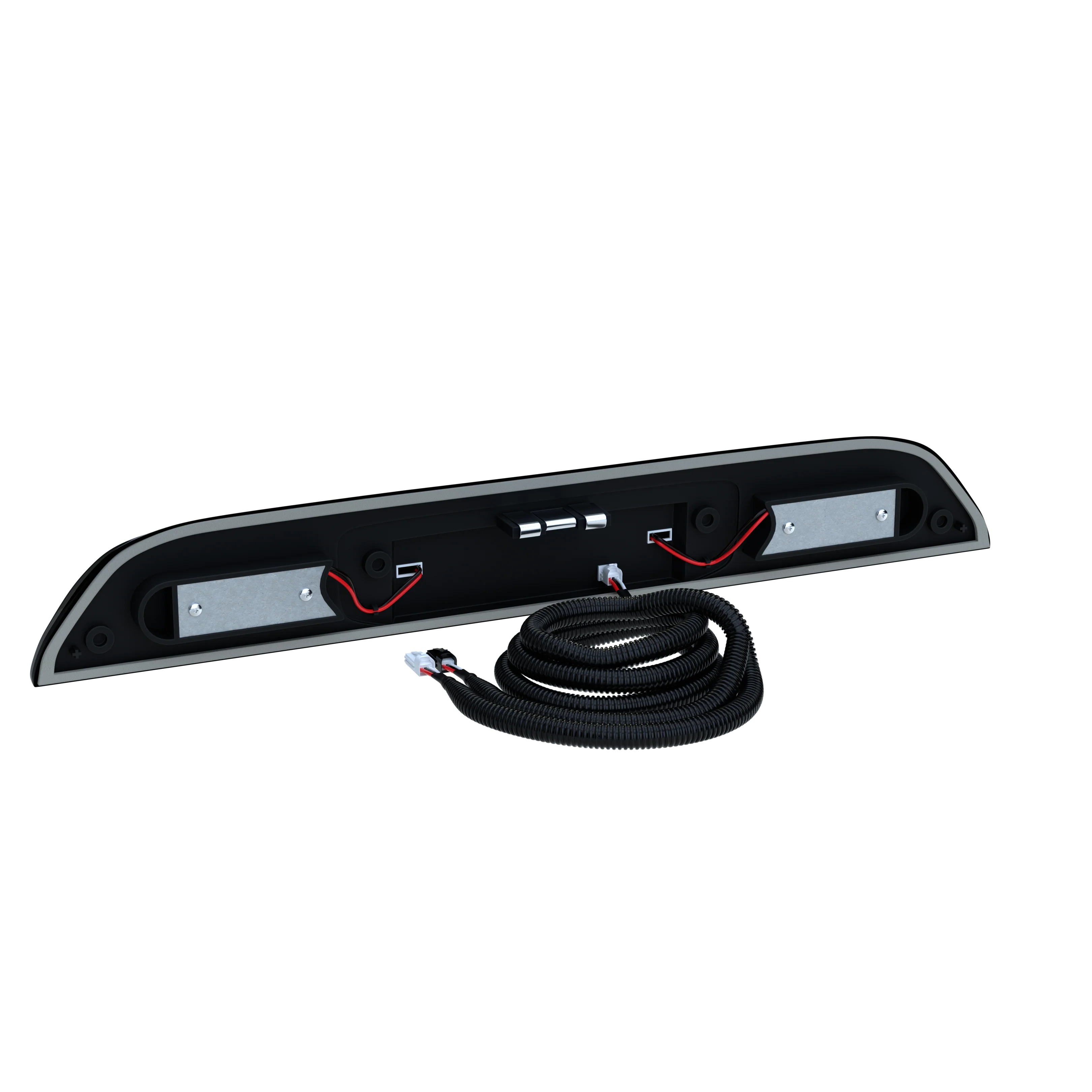 Ford Ranger 19-25 Ultra High Power Red LED 3rd Brake Light Kit w/ CREE XML White LED Cargo Lights (ATTN: DOES NOT FIT Models with Cargo Bed Camera in OEM 3rd Brake Light) - Smoked Lens - Image 7