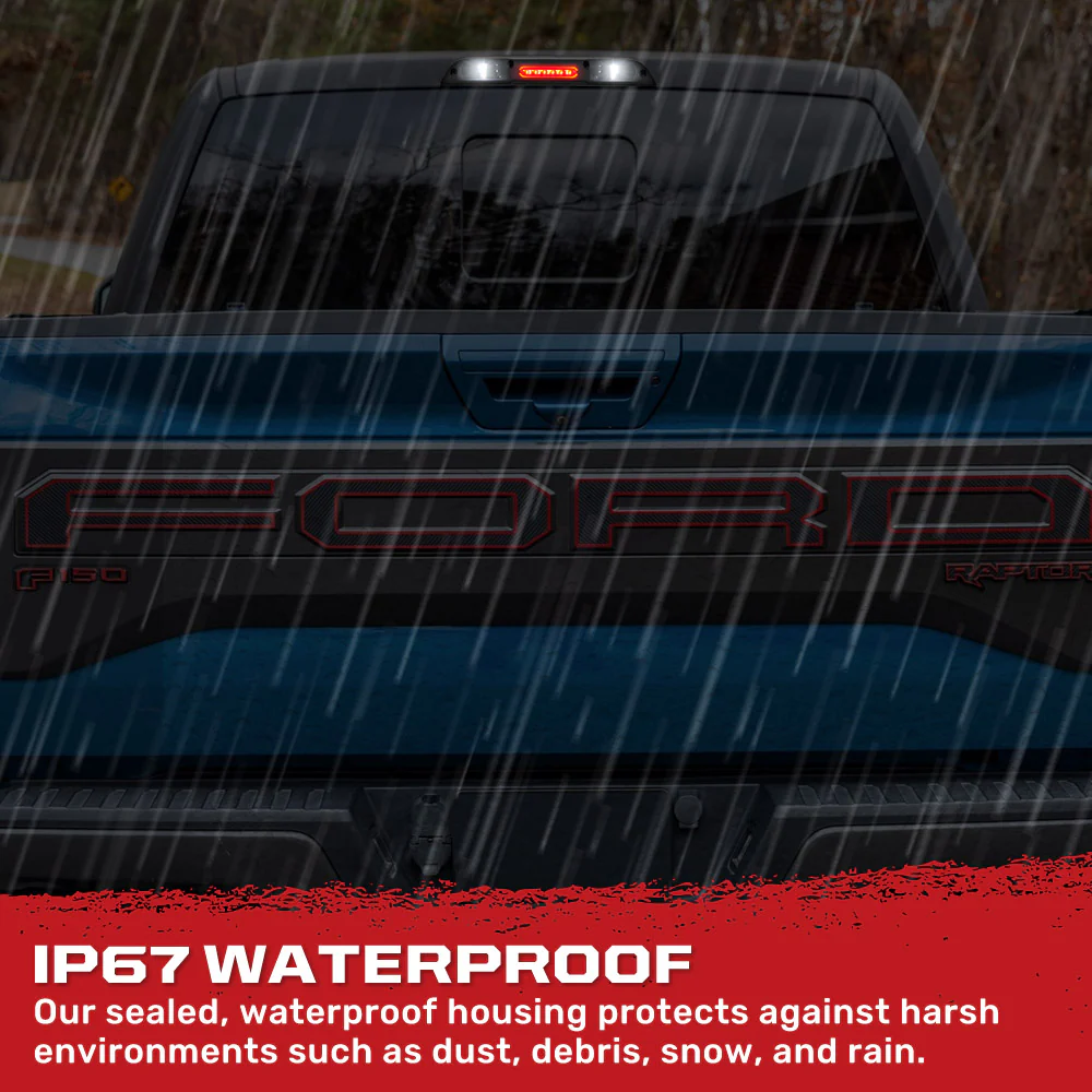 Ford Raptor 17-20 3rd Brake Light Kit with CREE XML LEDs in Black / Smoked Lens - Image 8