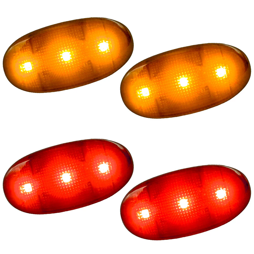 Ford 11-25 Super Duty F-350 & F-450 Fender LED Lights (4-Piece Set) - Multiple Lens & Colors - Image 18