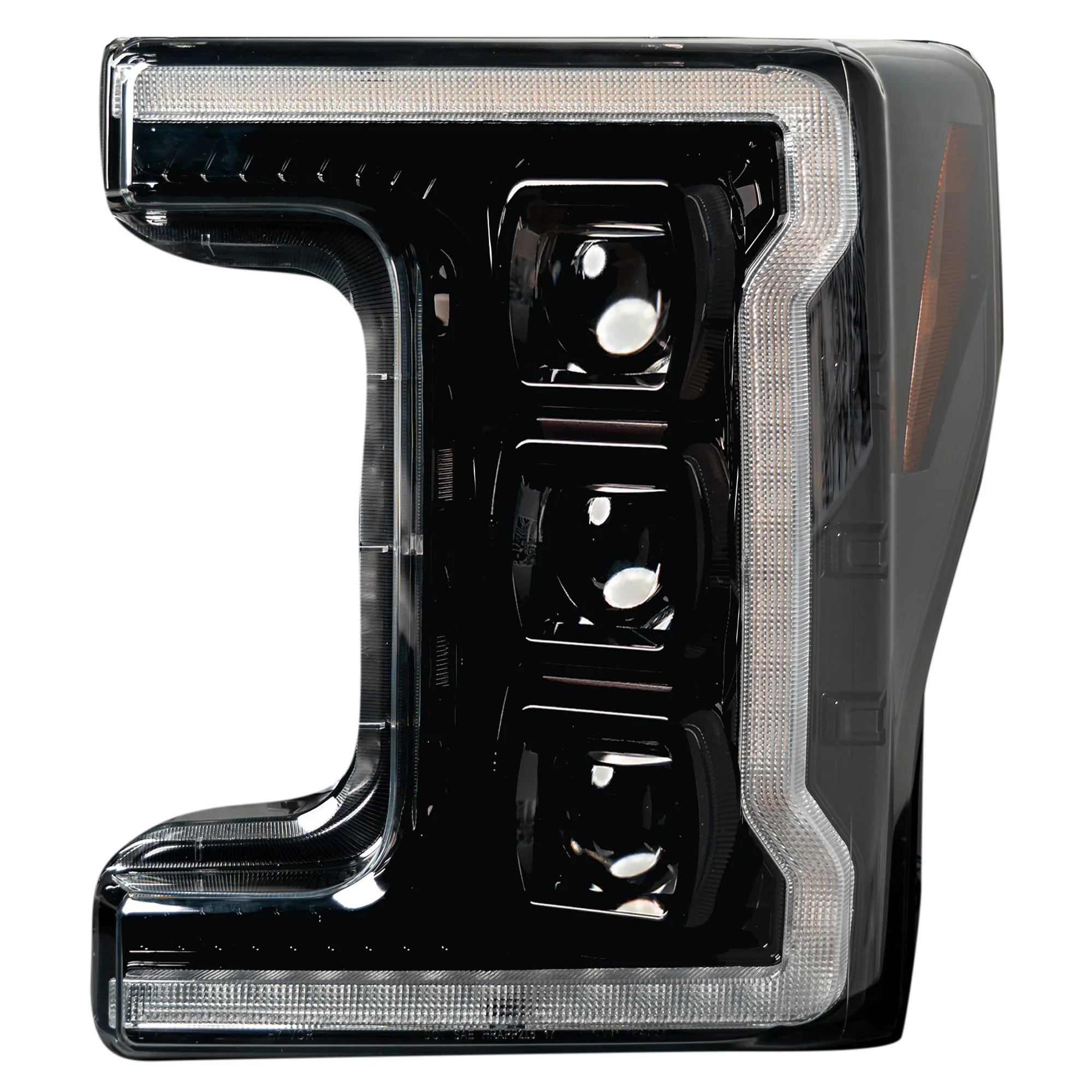 Ford 17-19 Super Duty LED Projector Headlights OLED DRL & Scanning Switchback LED Turn Signals - Multiple Styles - Image 3
