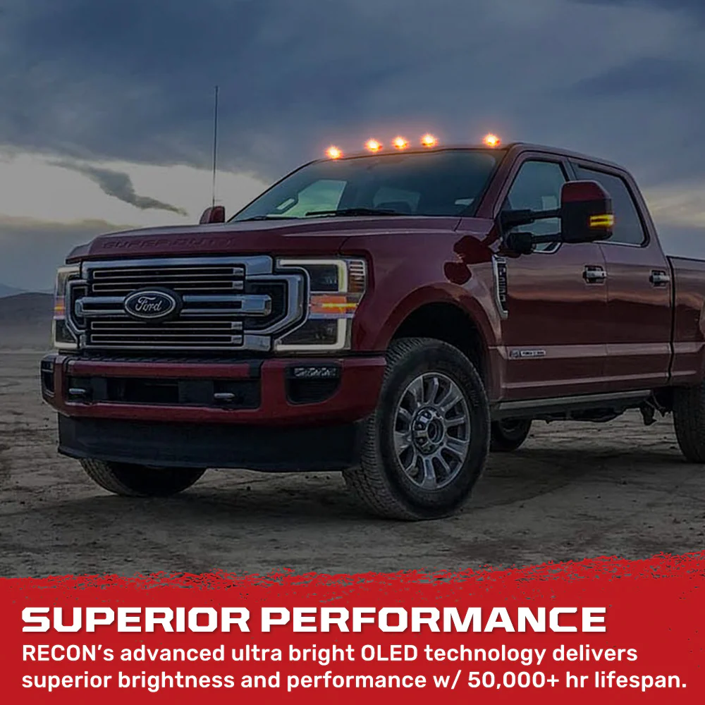Ford Super Duty 17-22 5-PC Cab Roof Light Set 2-Way Front & Rear Facing Ultra High-Power LEDs (Replaces Factory/OEM Cab Lights Only) - Multiple Options - Image 64