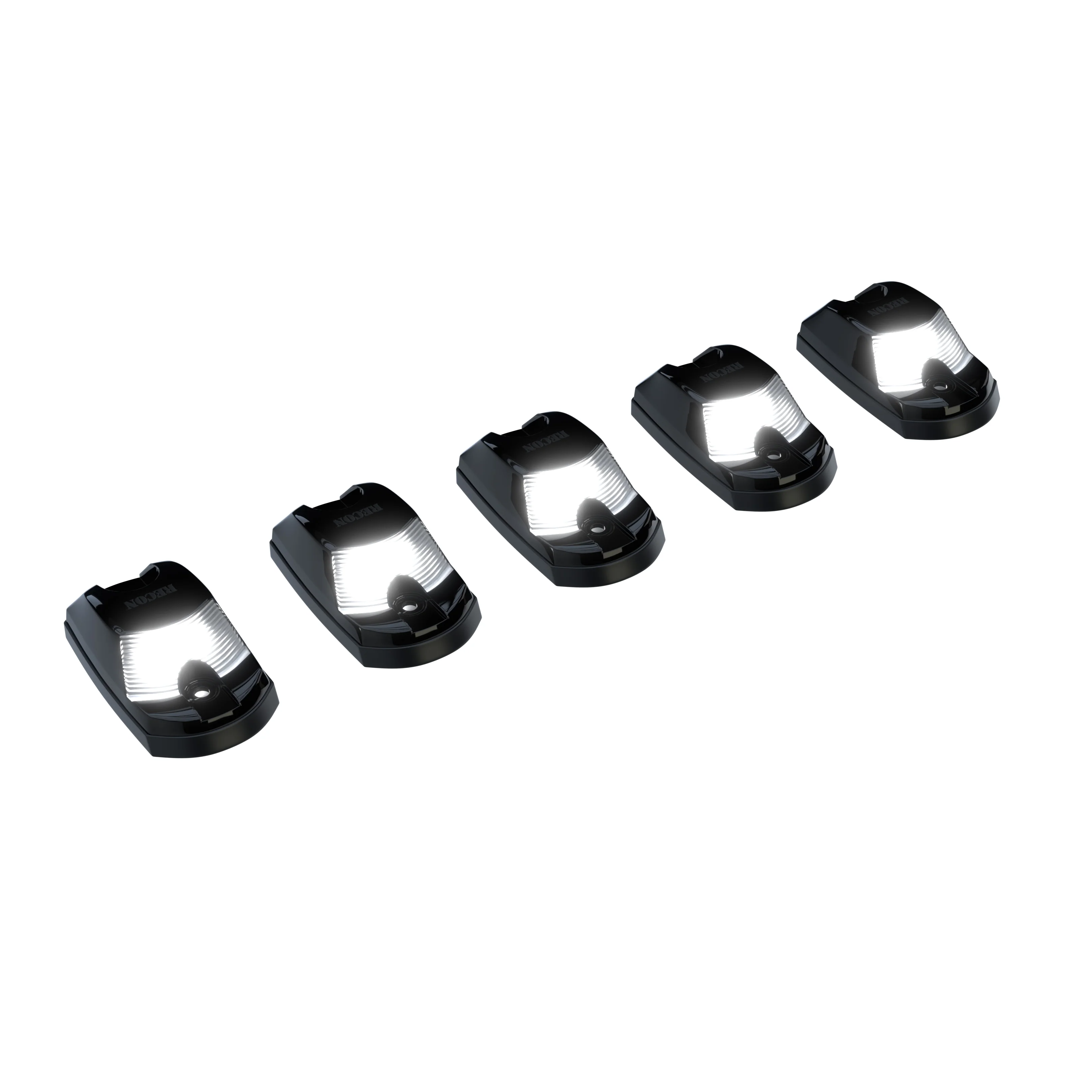 Ford Super Duty 17-22 (5-Piece) Cab Roof Light Kit Strobe LED White & Amber - Multiple Lens - Image 10