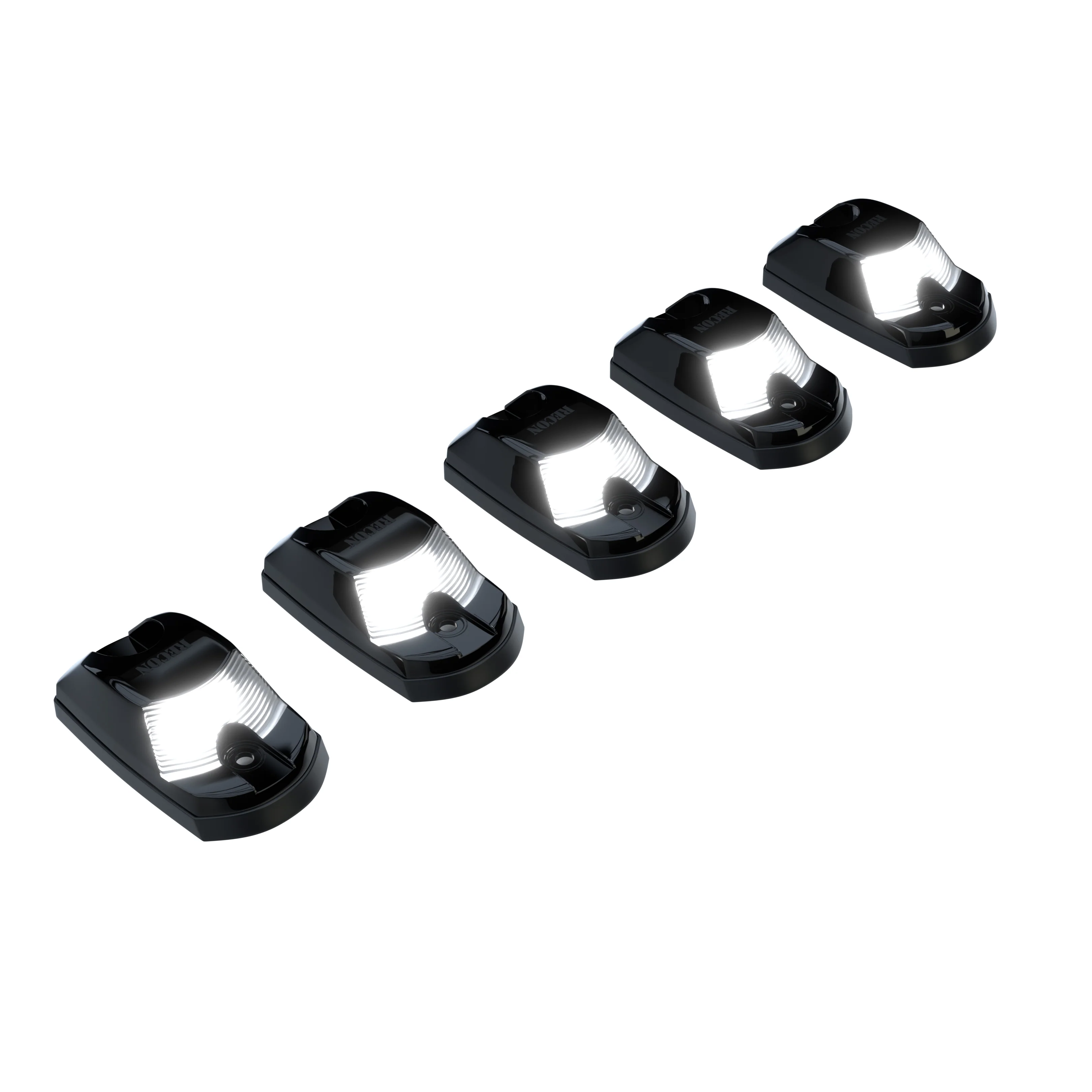 Ford Super Duty 17-22 (5-Piece) Cab Roof Light Kit Strobe LED White & Amber - Multiple Lens - Image 11