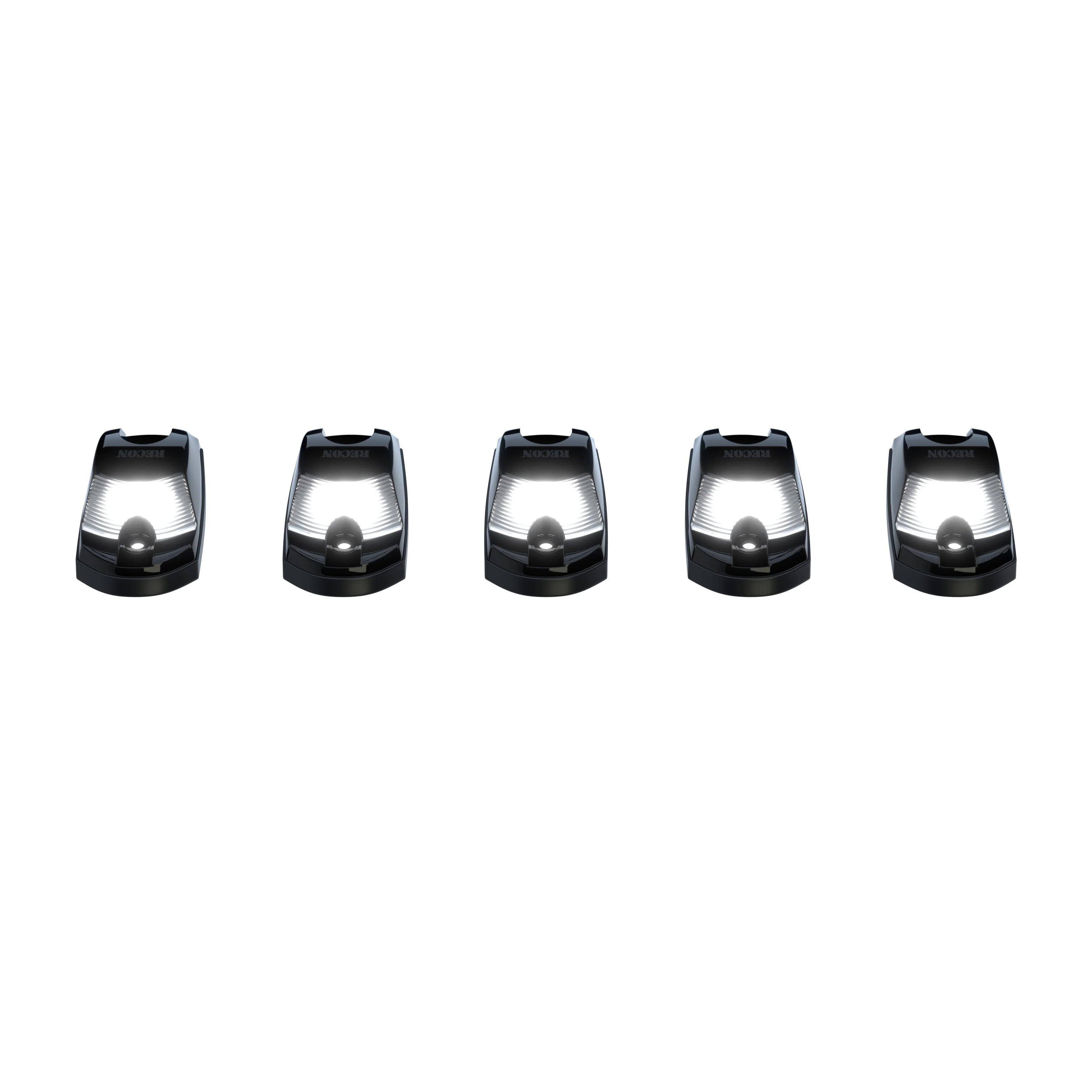 Ford Super Duty 17-22 (5-Piece) Cab Roof Light Kit Strobe LED White & Amber - Multiple Lens - Image 4