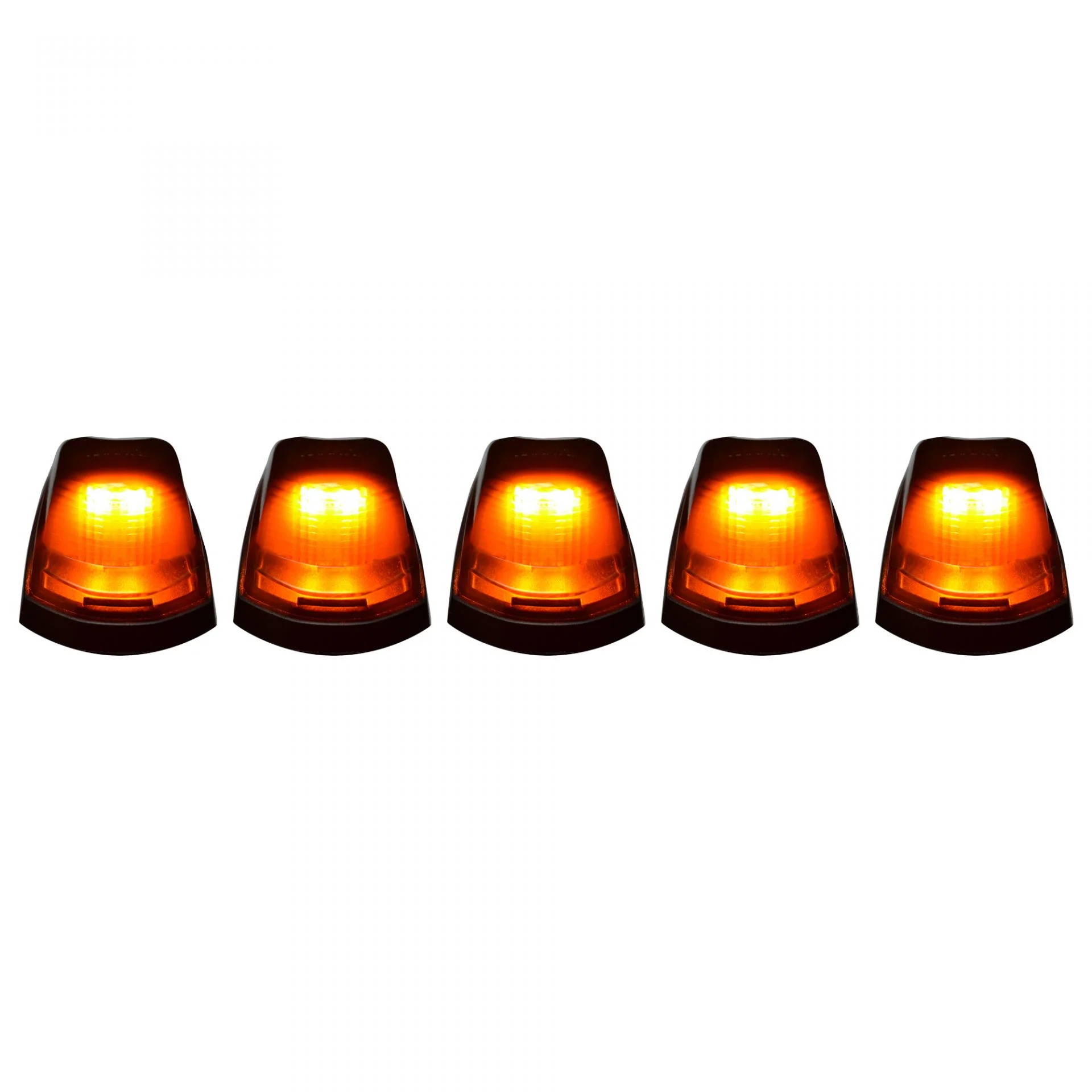 Ford Super Duty 17-22 (5-Piece) Cab Roof Light Kit Strobe LED White & Amber - Multiple Lens - Image 8