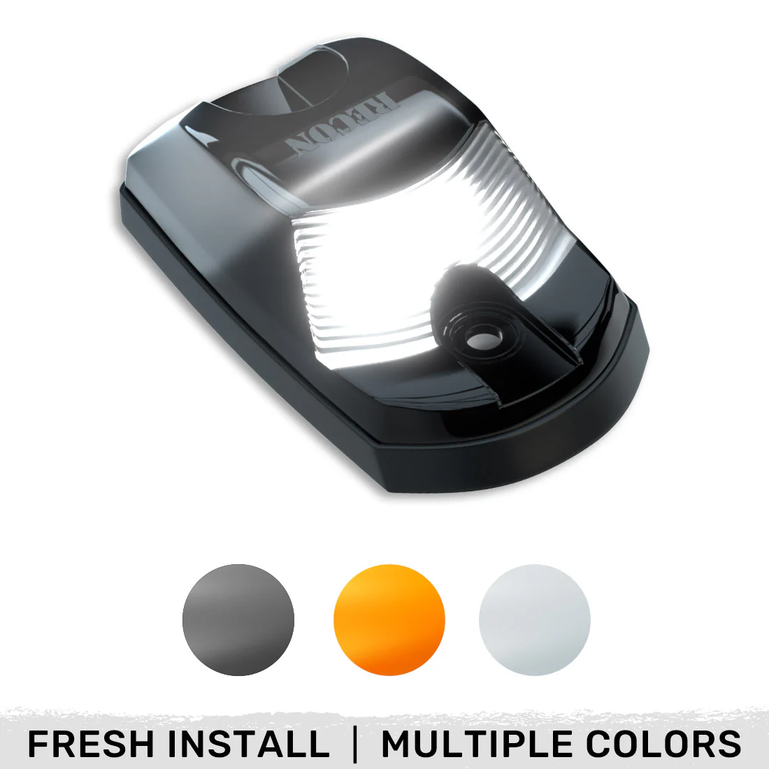 Ford Super Duty 17-25 Single 1-Piece Cab Roof Light 2-Way Front & Rear Facing Ultra High-Power LEDs Multiple Lens & Colors - Image 3