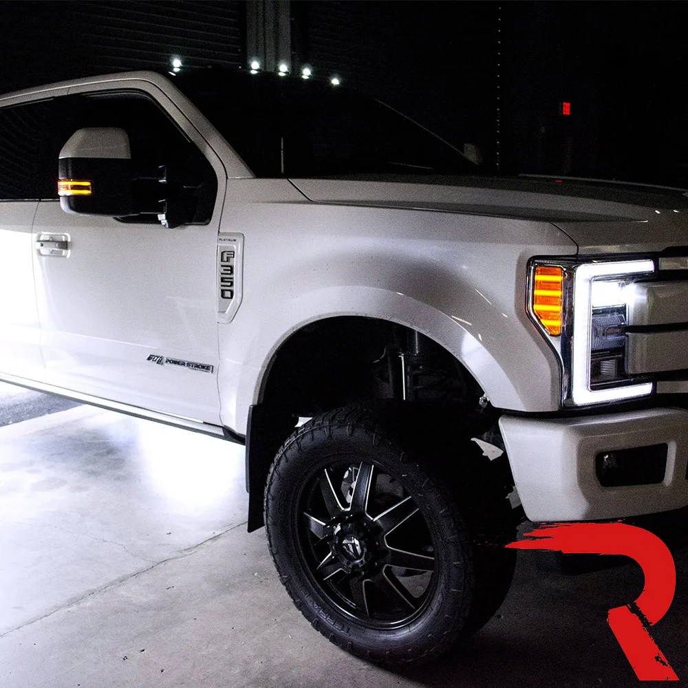 Ford Super Duty 17-25 5-Piece Cab Roof Light Set 2-Way Front & Rear Facing Ultra High-Power LEDs Multiple Lens & Colors - (ATTN: For models that DID NOT come with factory cab roof lights) - Image 15