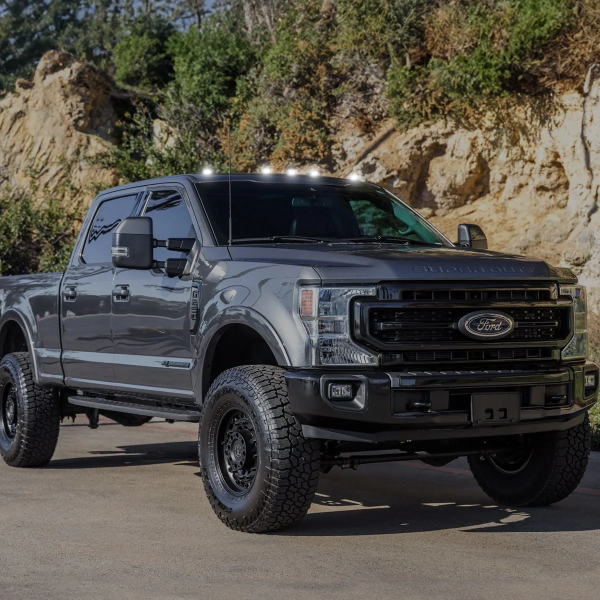 Ford Super Duty 17-25 5-Piece Cab Roof Light Set 2-Way Front & Rear Facing Ultra High-Power LEDs Multiple Lens & Colors - (ATTN: For models that DID NOT come with factory cab roof lights) - Image 31