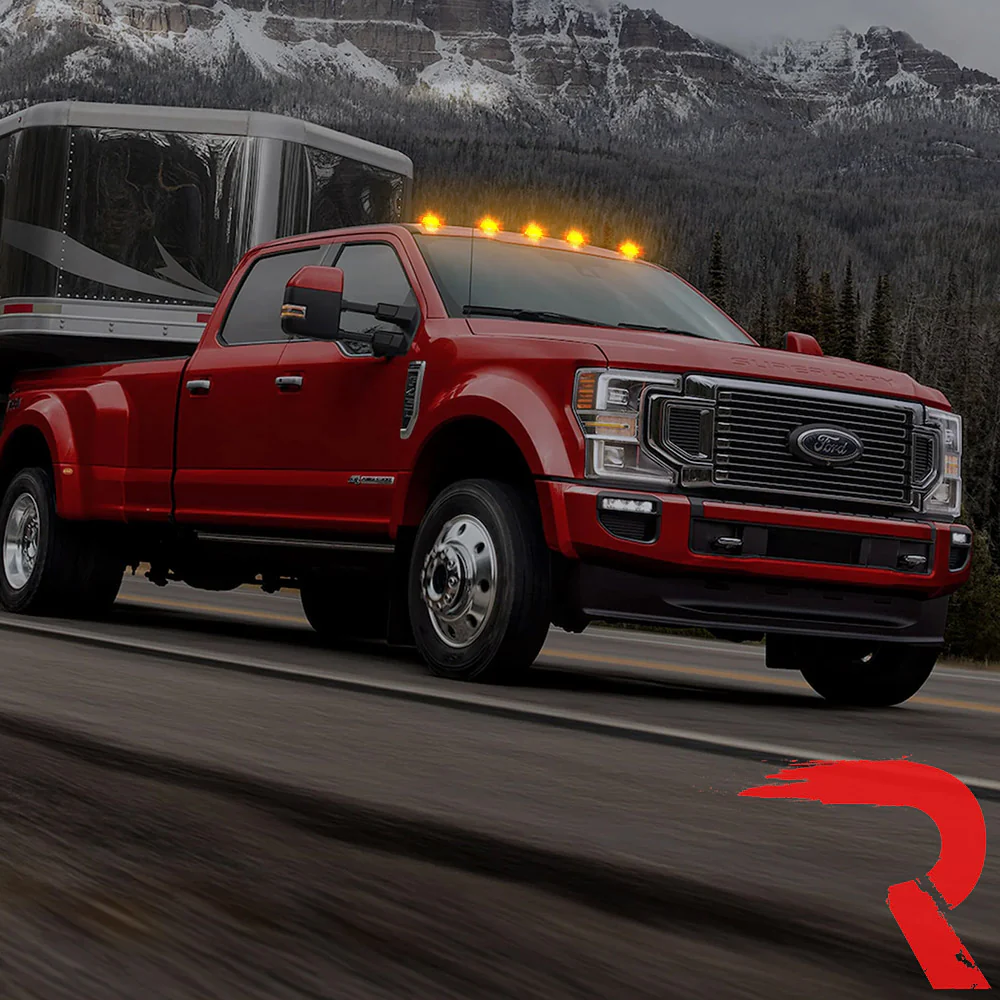 Ford Super Duty 17-25 5-Piece Cab Roof Light Set 2-Way Front & Rear Facing Ultra High-Power LEDs Multiple Lens & Colors - (ATTN: For models that DID NOT come with factory cab roof lights) - Image 42