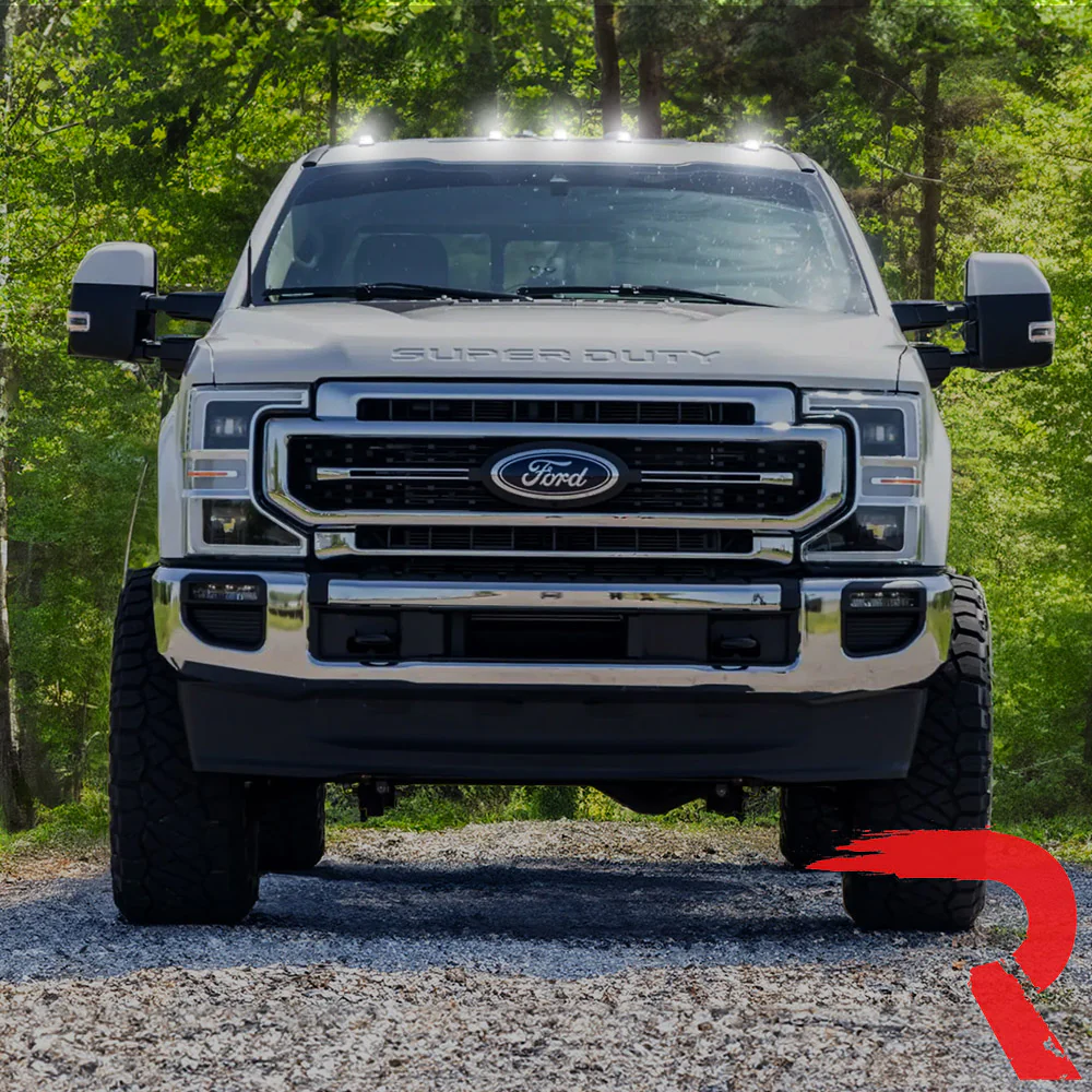 Ford Super Duty 17-25 5-Piece Cab Roof Light Set 2-Way Front & Rear Facing Ultra High-Power LEDs Multiple Lens & Colors - (ATTN: For models that DID NOT come with factory cab roof lights) - Image 8