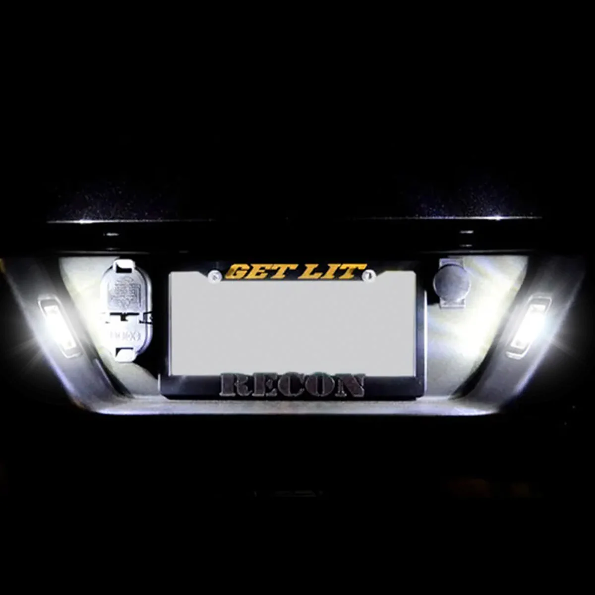 Ford Super Duty 17-25 License Plate Illumination Kit Ultra Bright White LED - Image 4