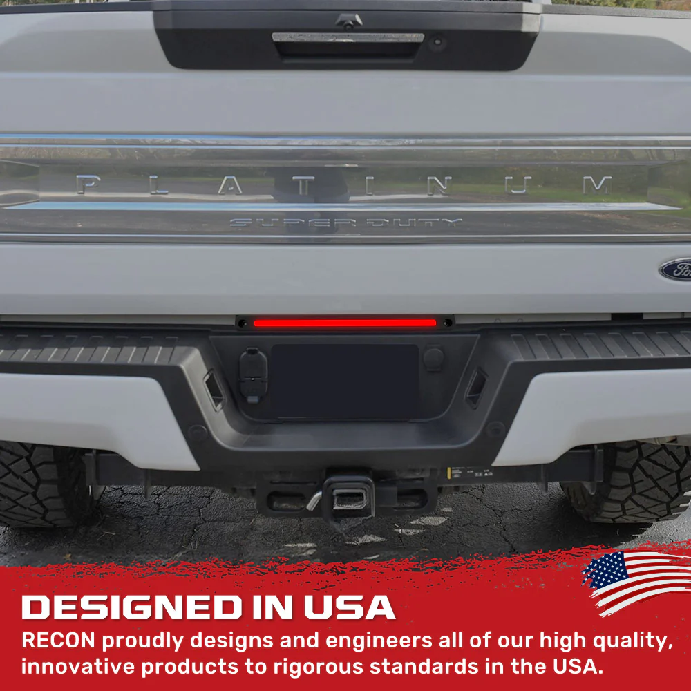 Ford Super Duty 17-25 Mini 15" LED Tailgate Light Bar OLED Red Running Lights - Multiple Options - Image 15