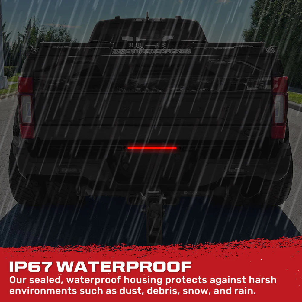 Ford Super Duty 17-25 Mini 15" LED Tailgate Light Bar OLED Red Running Lights - Multiple Options - Image 22