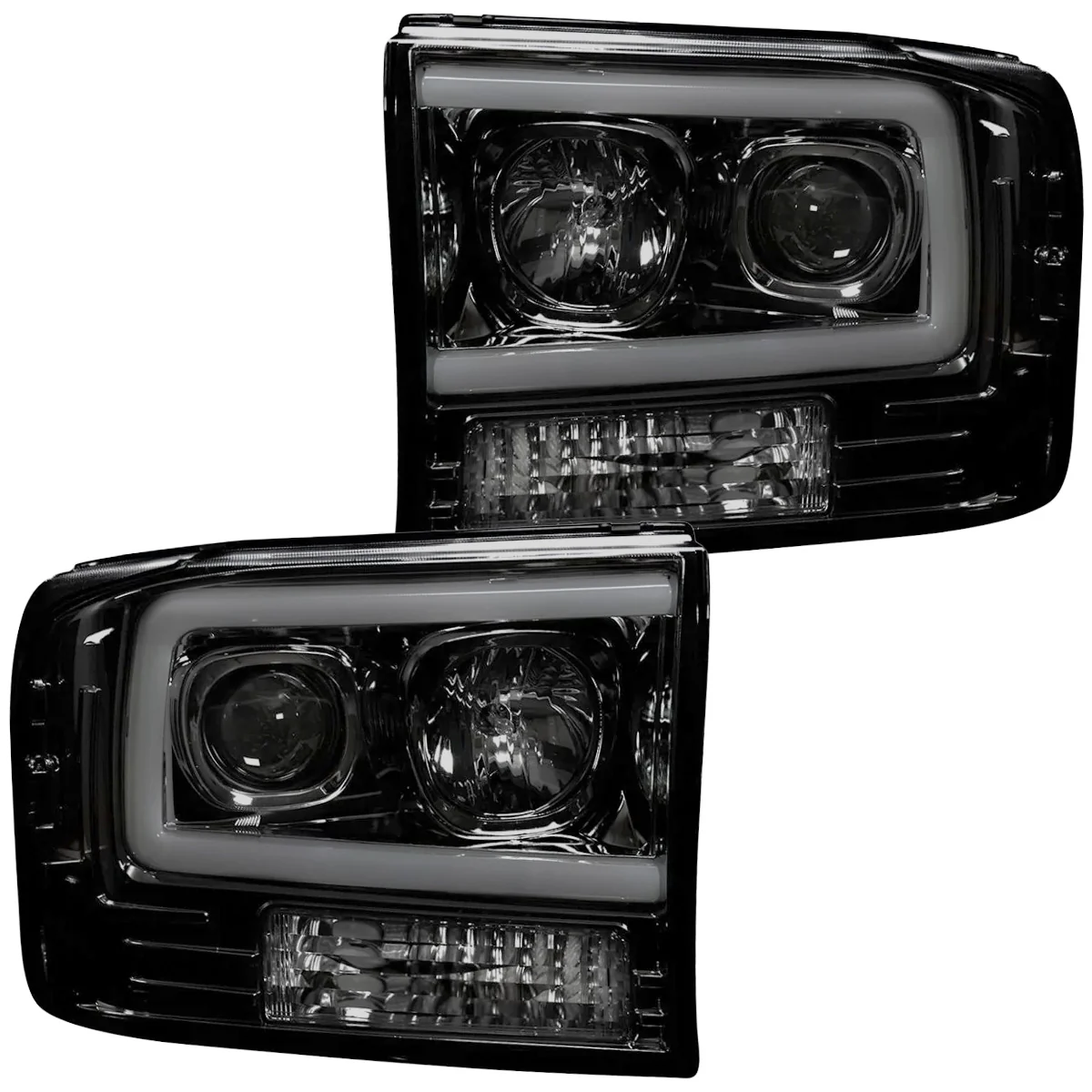 Ford Super Duty 99-04 Projector Headlights OLED Halos DRL - Multiple Styles - Image 22