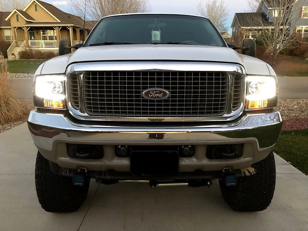 Ford Super Duty 99-04 Projector Headlights OLED Halos DRL - Multiple Styles - Image 7
