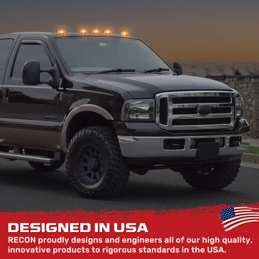 Ford 99-16 Super Duty 5-Pc Cab Roof Lights 2-Way Front & Rear Facing Ultra High-Power LED (ATTN: For Models That DID NOT Come With Factory Cab Lights) - Multiple Options - Image 37