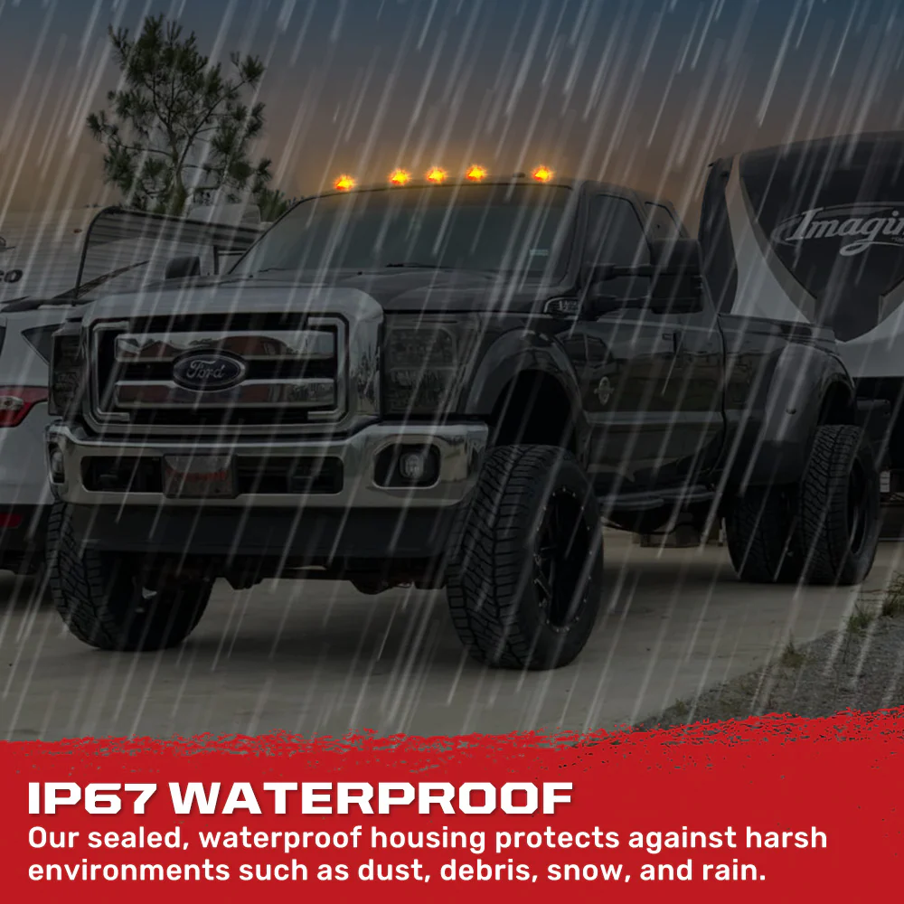 Ford 99-16 Super Duty 5-Pc Cab Roof Lights 2-Way Front & Rear Facing Ultra High-Power LED (ATTN: For Models That DID NOT Come With Factory Cab Lights) - Multiple Options - Image 47