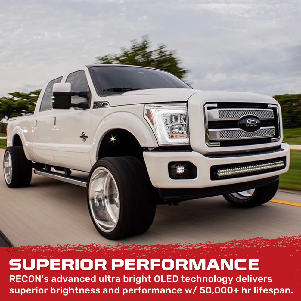 Ford Super Duty 11-16 Projector Headlights OLED Halos, DRL - Multiple Styles - Image 30