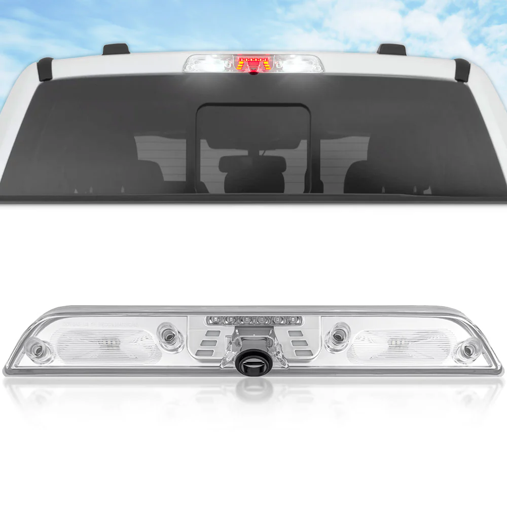 Ford Super Duty F250/350/450/550 17-23 3rd Brake Light - Fits Models with Cargo Bed Camera - CREE XML LEDs in Clear