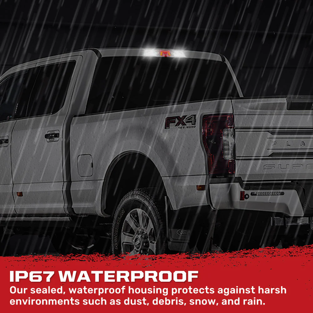Ford Super Duty F250/350/450/550 17-23 3rd Brake Light - Fits Models with Cargo Bed Camera - CREE XML LEDs in Clear - Image 6